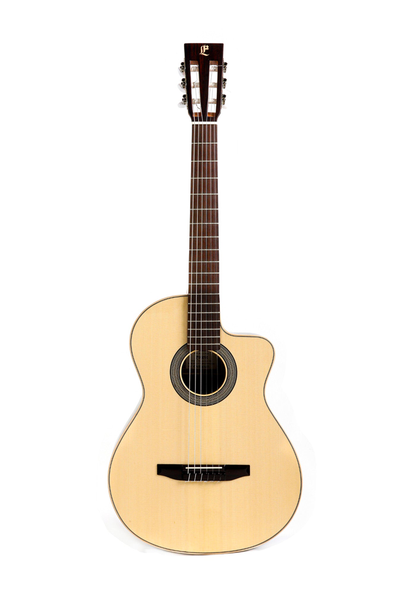 CROSSOVER-SP, pan coupé, EQ Fishman Sonitone, table épicéa massif, fond & éclisses palissandre, satiné, table brillante