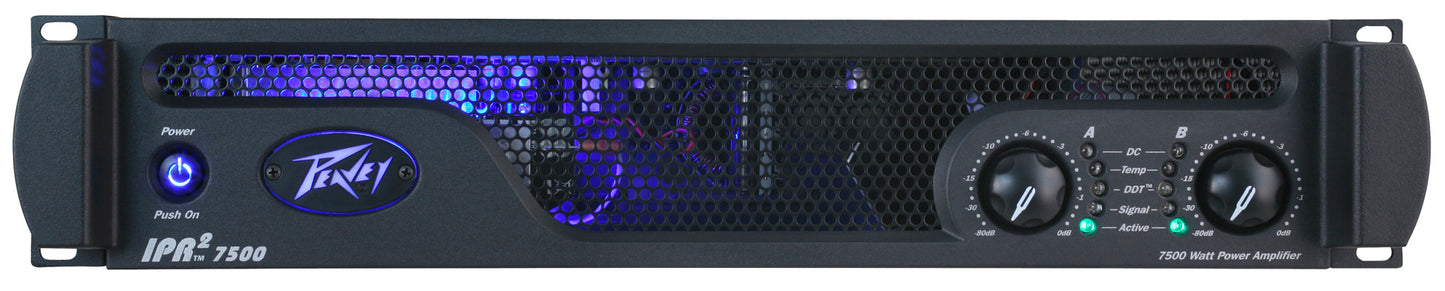 Ampli de puissance 2 canaux, 1100W par canal à 2 ohms, châssis aluminium léger, entrées XLR/Jack, sorties Speakon, noir