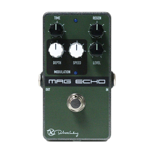 Pédale MAGNETIC ECHO DELAY, écho type bande, délai 40-600ms avec modulation