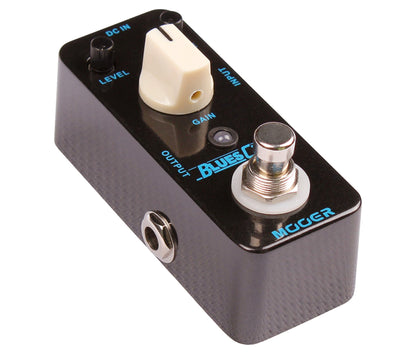 Pédale BLUES CRAB, overdrive blues classique, boîtier métal, true bypass, noir