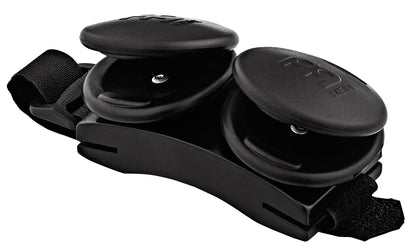 Castagnettes Meinl pour pied en chêne, noires, courroie ajustable, noir