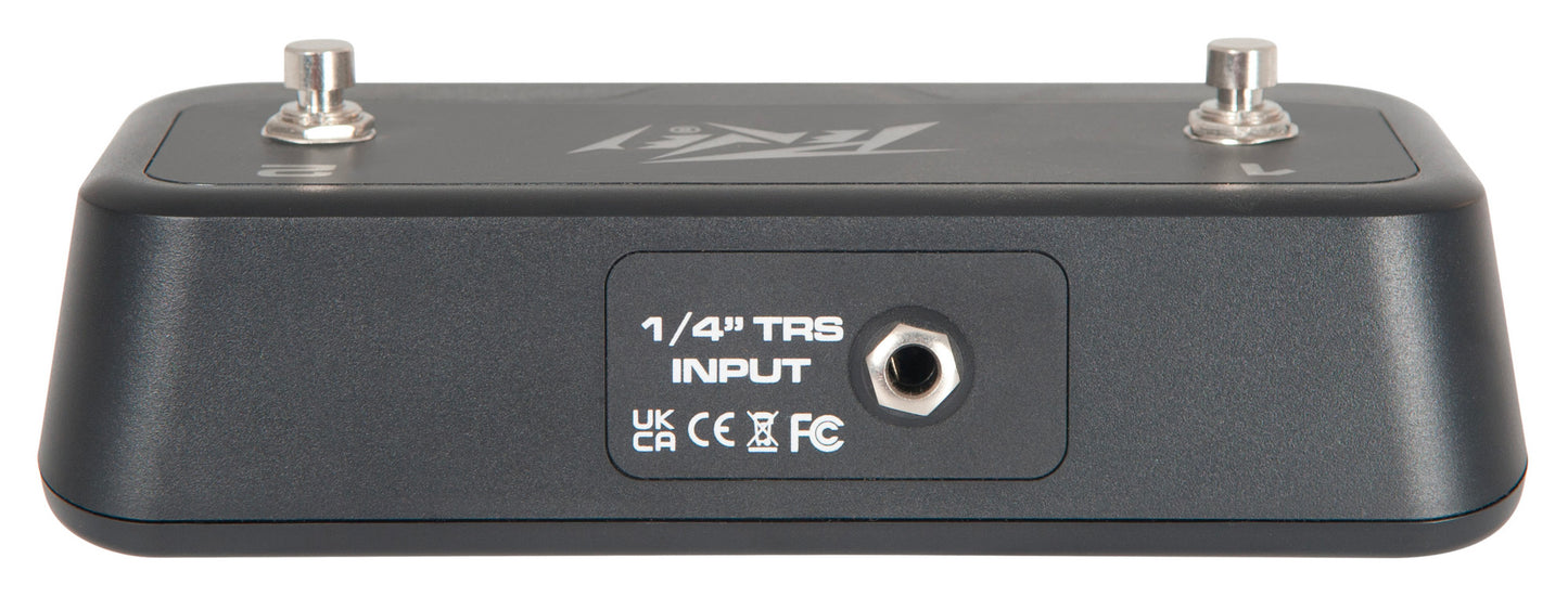 Footswitch double compatible avec une large gamme d'amplis Peavey, finition noir