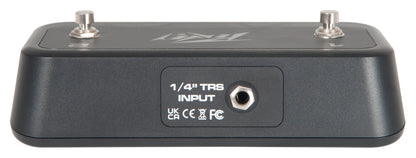 Footswitch double compatible avec une large gamme d'amplis Peavey, finition noir