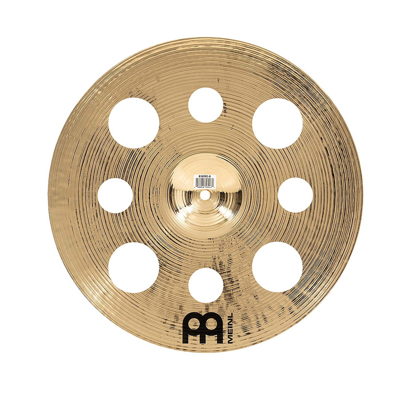 CRASH MEINL BYZANCE 16" BRILLANT TRASH, ALLIAGE BRONZE B20, MARTELÉE A LA MAIN, FINITION BRILLANTE