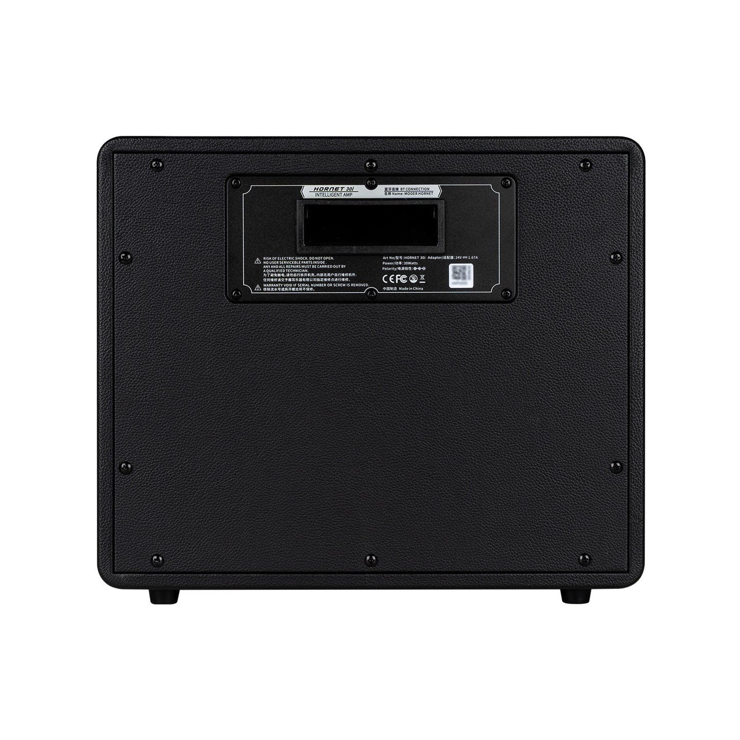 Ampli HORNET 30i, 30W, HP 8", 52 modélisations d'amplis, 49 effets, accordeur, looper, Bluetooth, USB-C, alimentation, noir