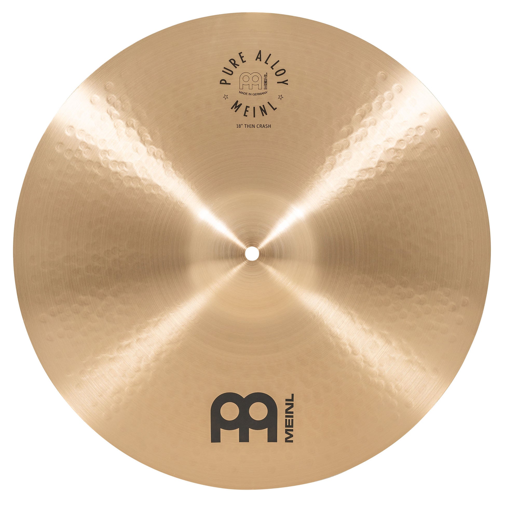 Thin Crash 18" Meinl Pure Alloy fini Traditional martelé