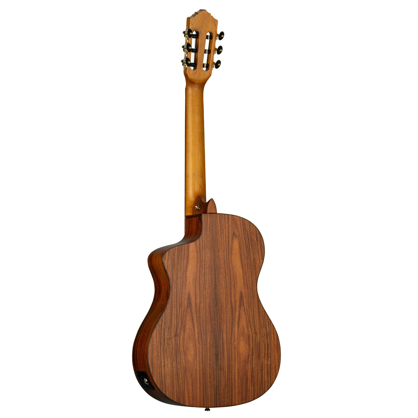 RCE23RO, pan coupé, EQ MagusPro, table épicéa massif torréfié, fond & éclisses pao ferro, manche érable torréfié, housse, marron