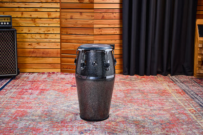 Quinto Diego Galé 11", fût fibre de verre 'premium', hauteur 71.12cm, peau cuir de veau noir, cercles SSR 4mm