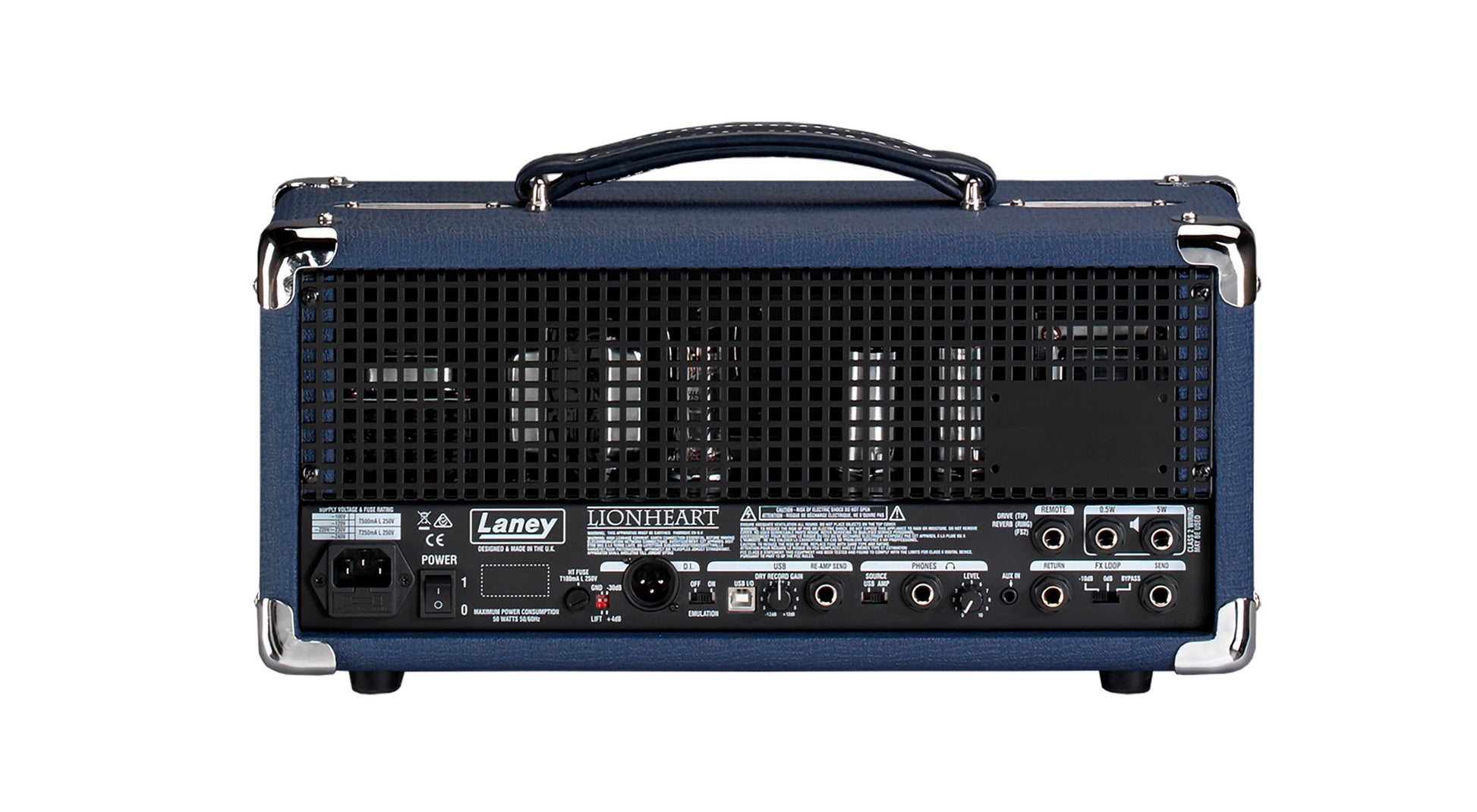 Tête amplifiée à lampes 5W & 0.5W, 2 canaux, réverb, USB, fonction RE-AMP, avec housse, 7.8 kg