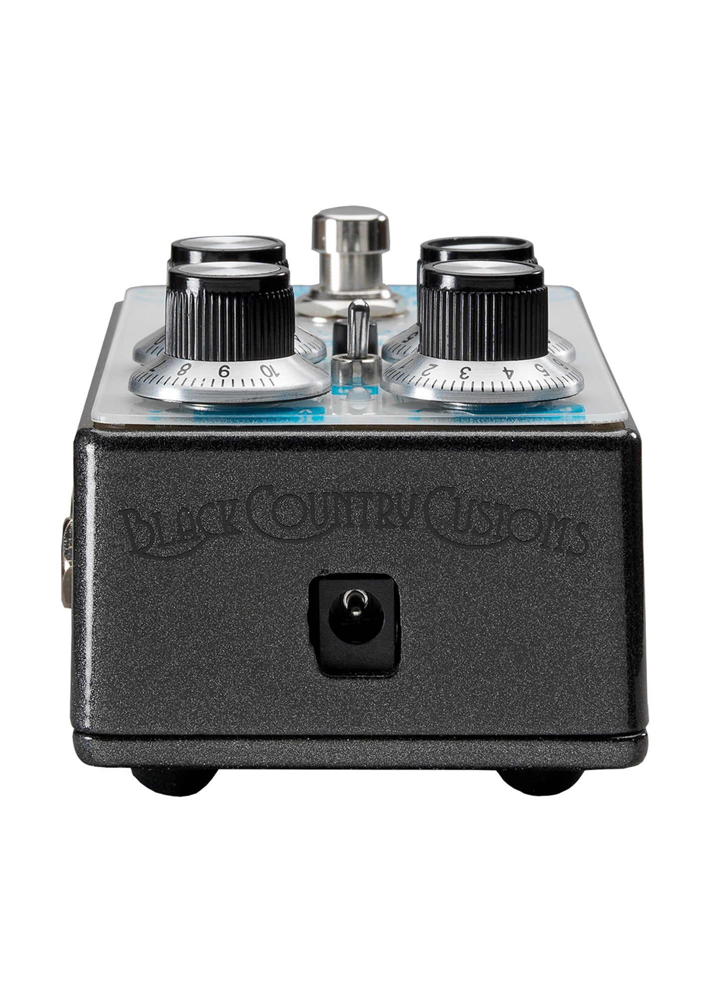 Pédale réverb SECRETPATH, 3 modes, entrée pour pédale d'expression, switch silencieux, boitier métal, blanc et bleu