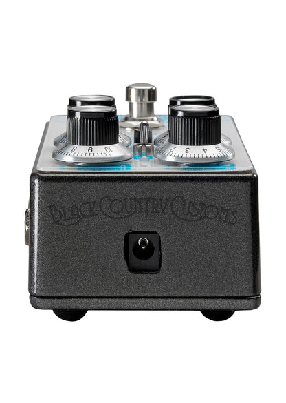 Pédale réverb SECRETPATH, 3 modes, entrée pour pédale d'expression, switch silencieux, boitier métal, blanc et bleu