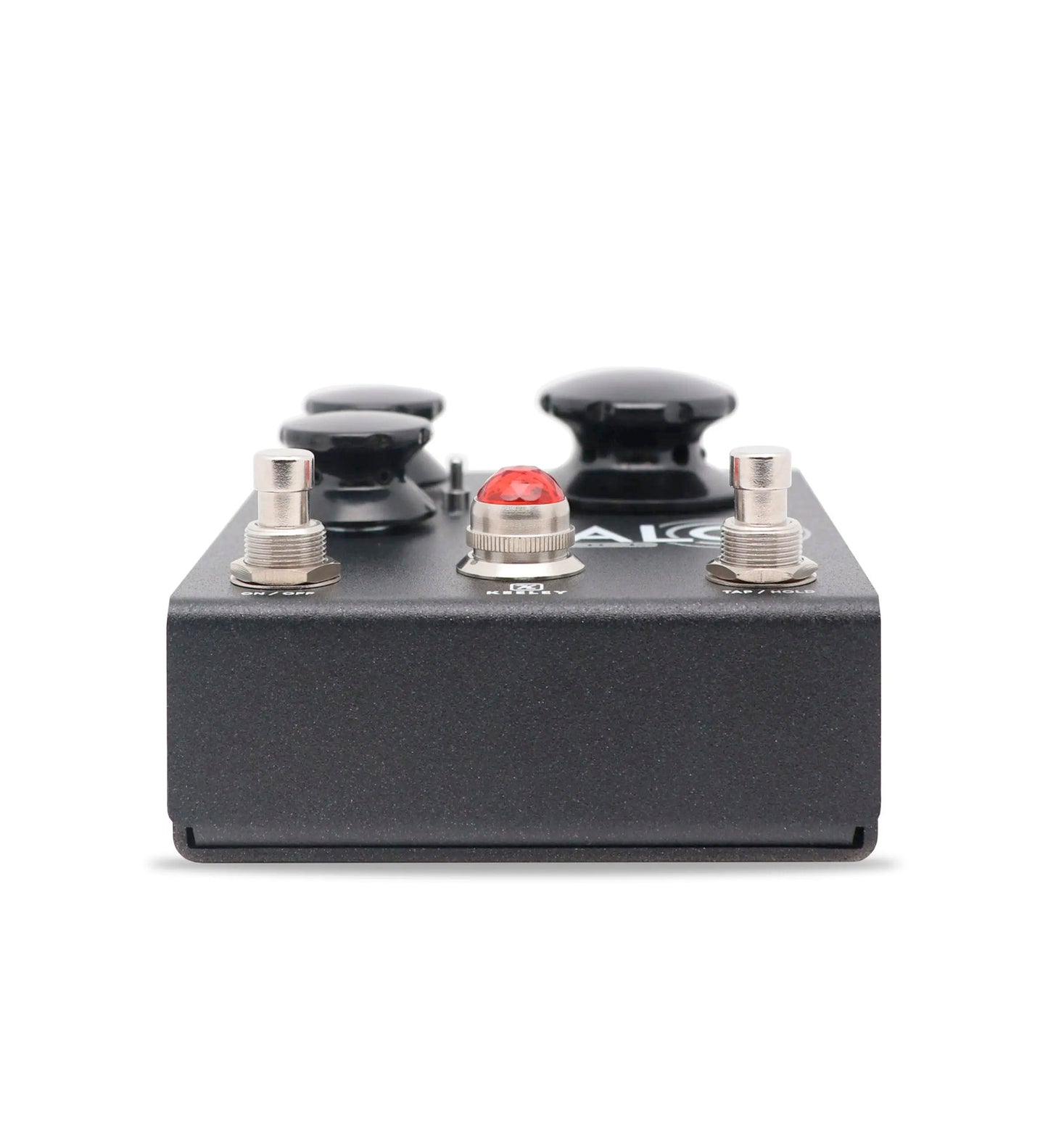 Pédale HALO CORE, Andy Timmons Echo, délai stéréo 3 modes, switch Halo, contrôle Saturate, boîtier métal, noir