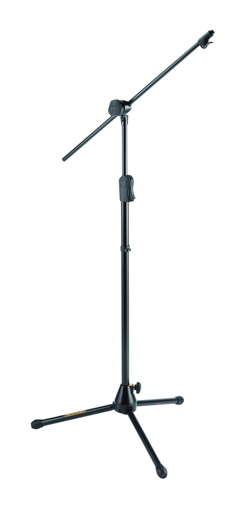 Support perche rentrante avec adaptateur, prise et nouvelle attache perche 2 en 1 EZ, base du trépied en aluminium moulé