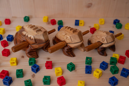 Güiro grenouille bois Small NINO avec mailloche bois