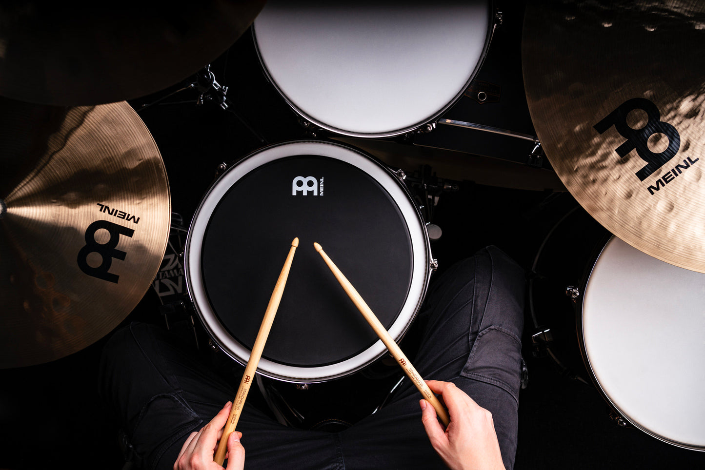 PAD D'ENTRAINEMENT MEINL 12" NOIR