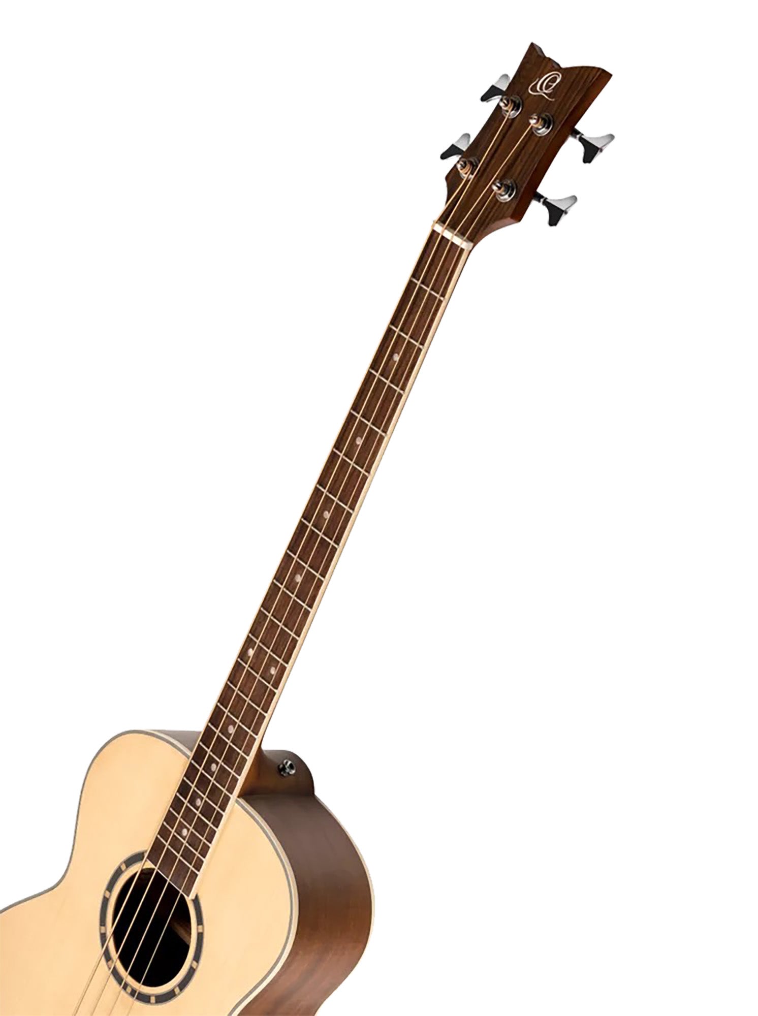 D7E-4, basse 4 cordes, EQ Ortega MagusPro/B, table épicéa, f/e acajou, manche acajou, naturel satiné