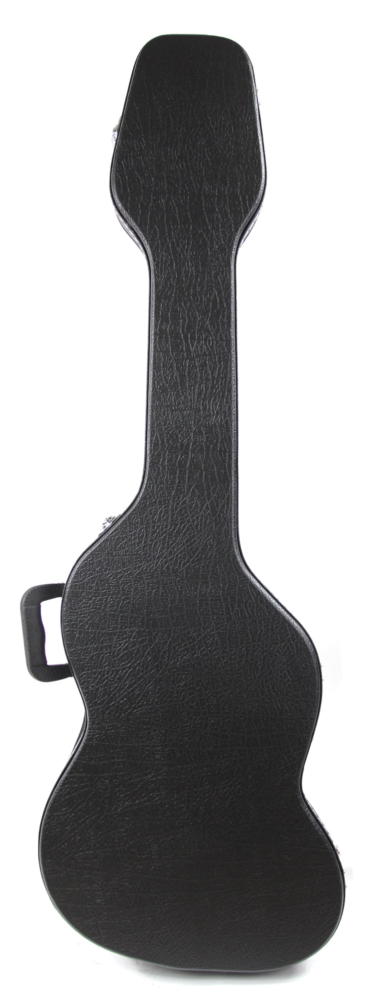 Etui bois pour guitare basse, forme, noir