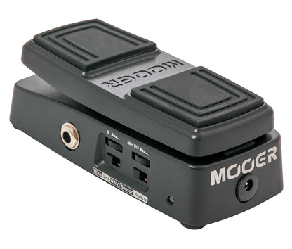 Pédale FREE STEP, wah-wah et volume 3 modes (Wah/Vol/Wah&Vol), 2 types d'activation, boîtier métal, true bypass, noir