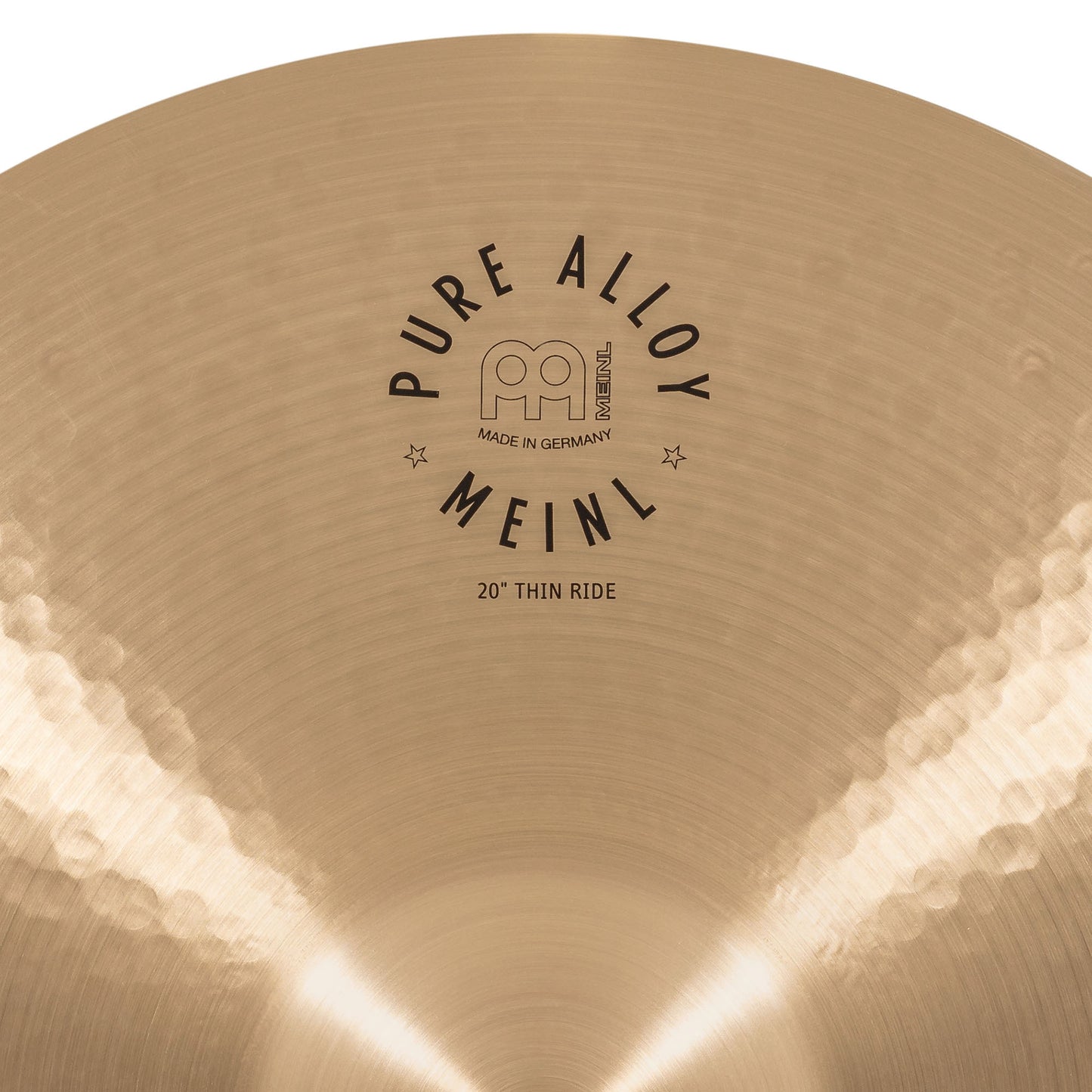 Thin Ride 20" Meinl Pure Alloy fini traditional martelé