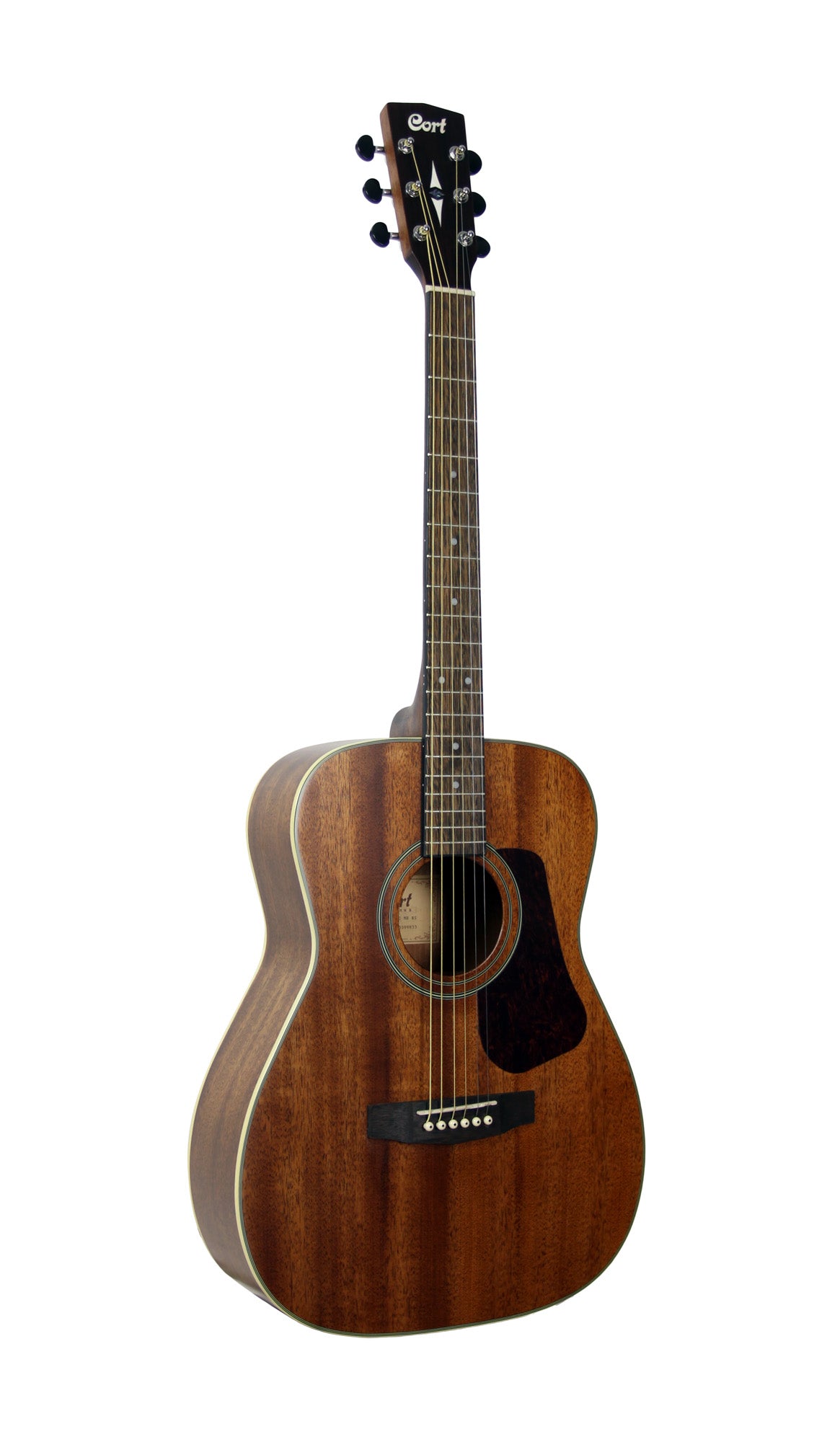 L100C, forme Concert, table acajou massif, fond & éclisses acajou, manche acajou, naturel satiné