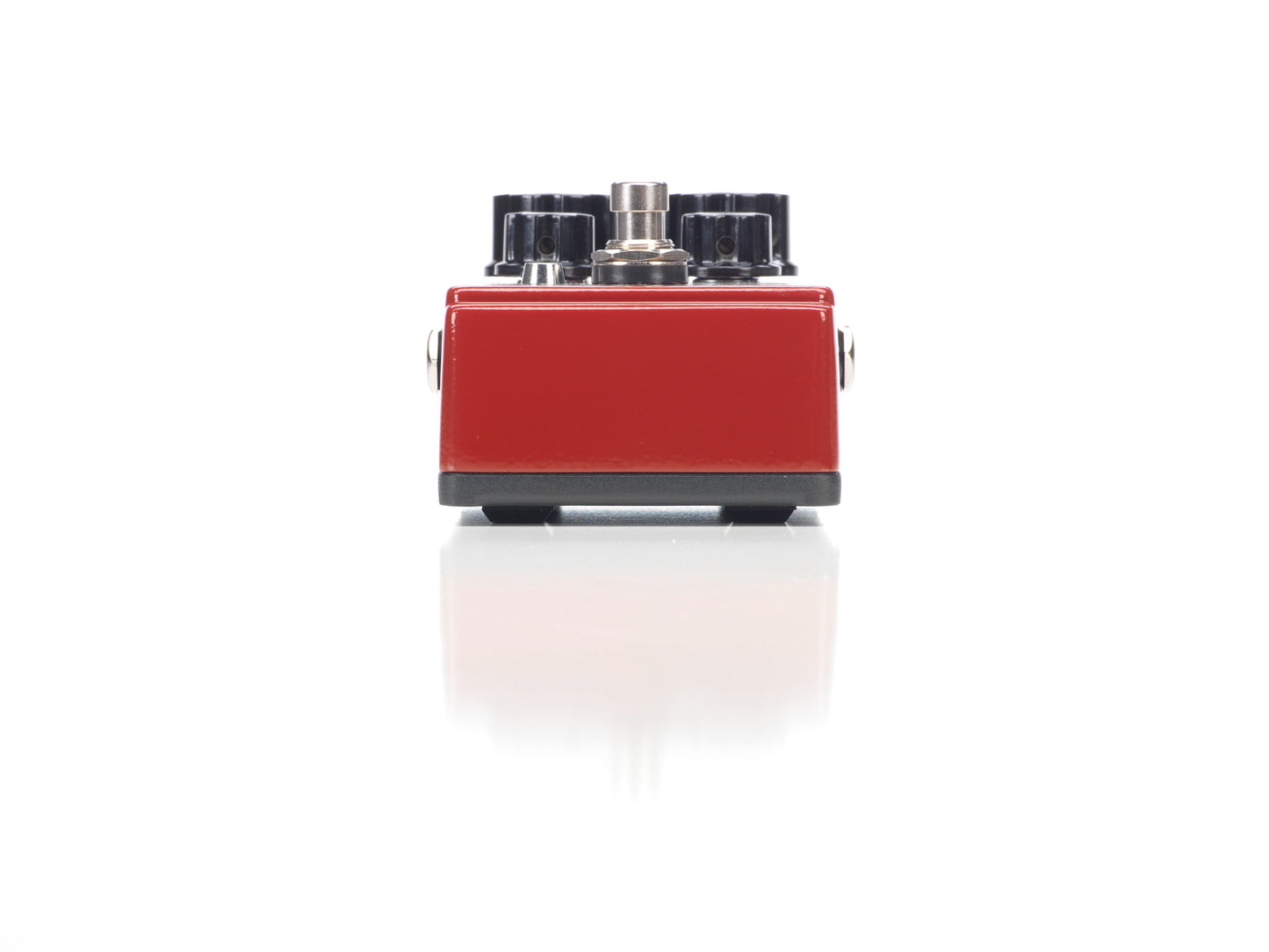 Pédale MEATBOX, synthétiseur subharmonique basé sur le circuit original avec composants actualisés, True Bypass, rouge