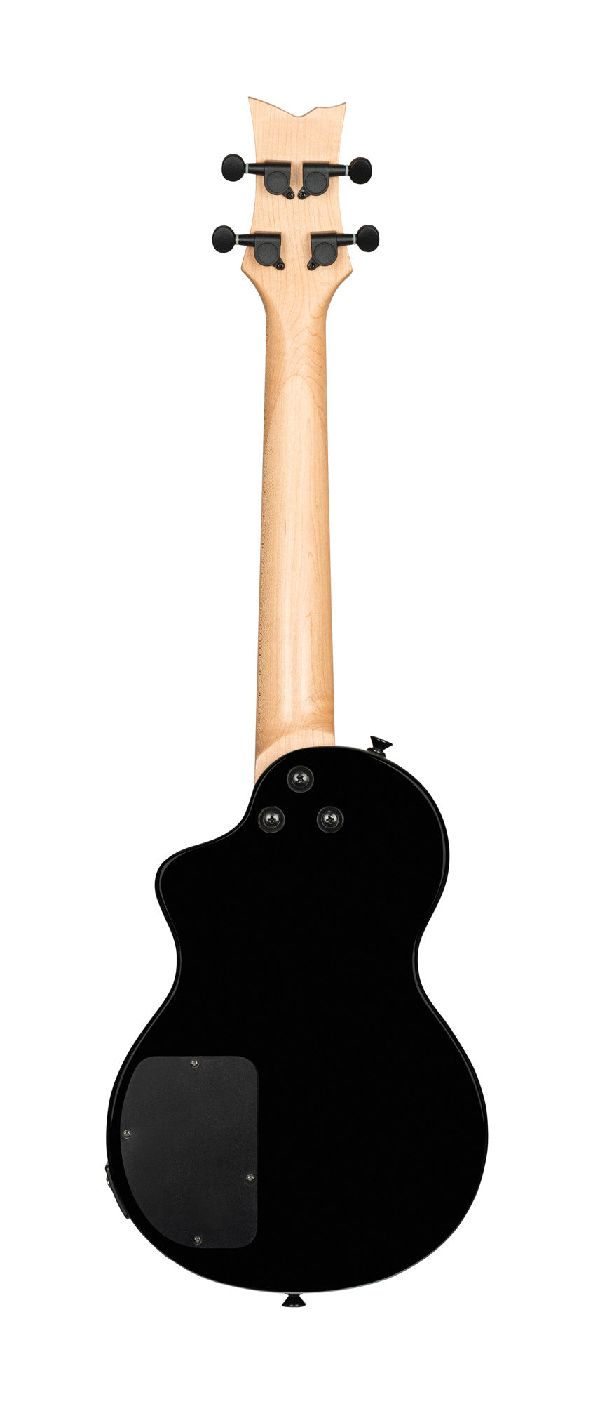 NEO-U-TGB, modèle Ténor, pan coupé, EQ MagusExpress, table érable flammé, corps okoumé, manche érable, housse, gris