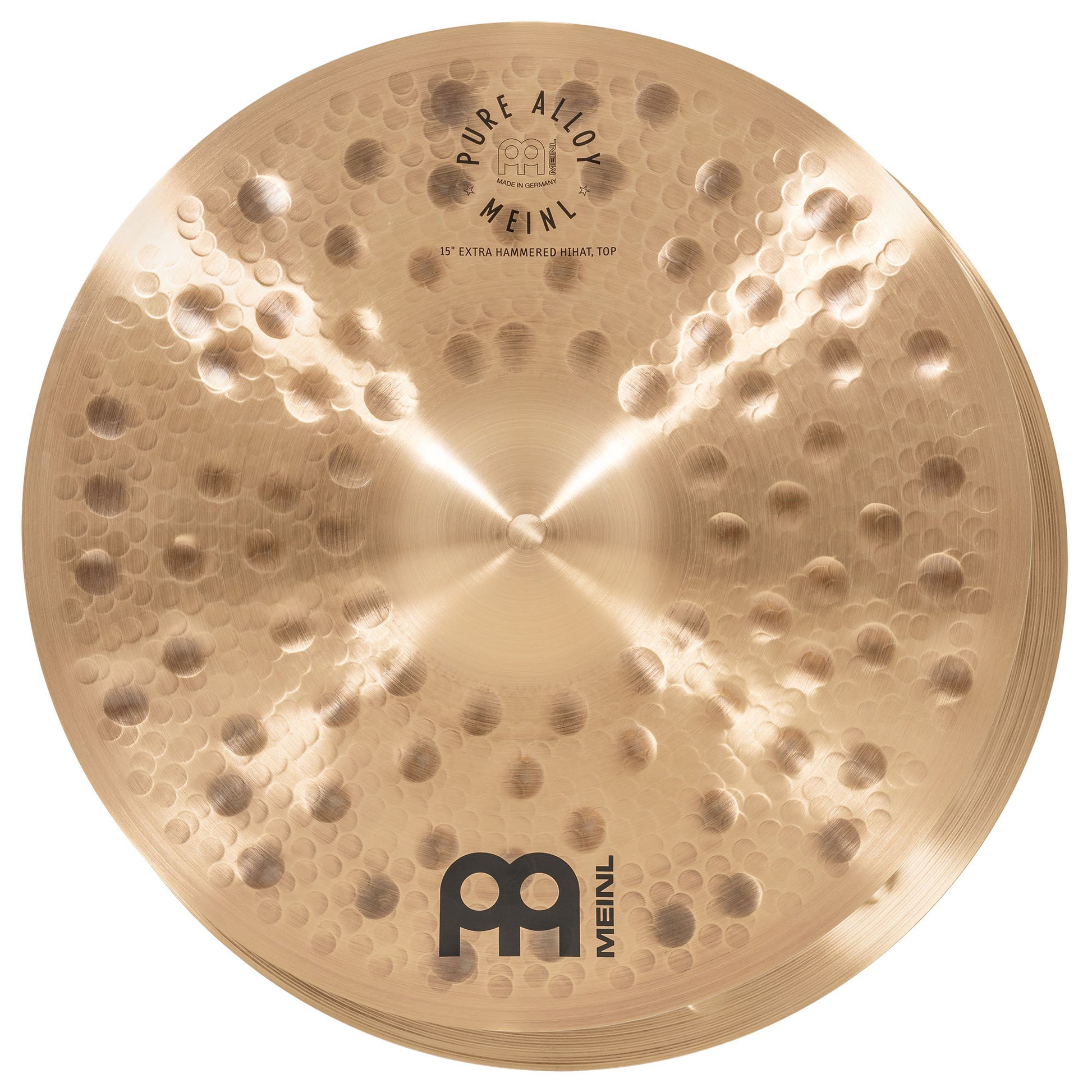Hithat 15" Extra Hammered Meinl Pure Alloy fini traditional martelé