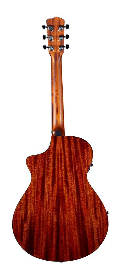 DISCOVERY S CONCERTINA EDGEBURST CE, table cèdre rouge massif, f/e acajou, EQ Fishman Presys I, edgeburst