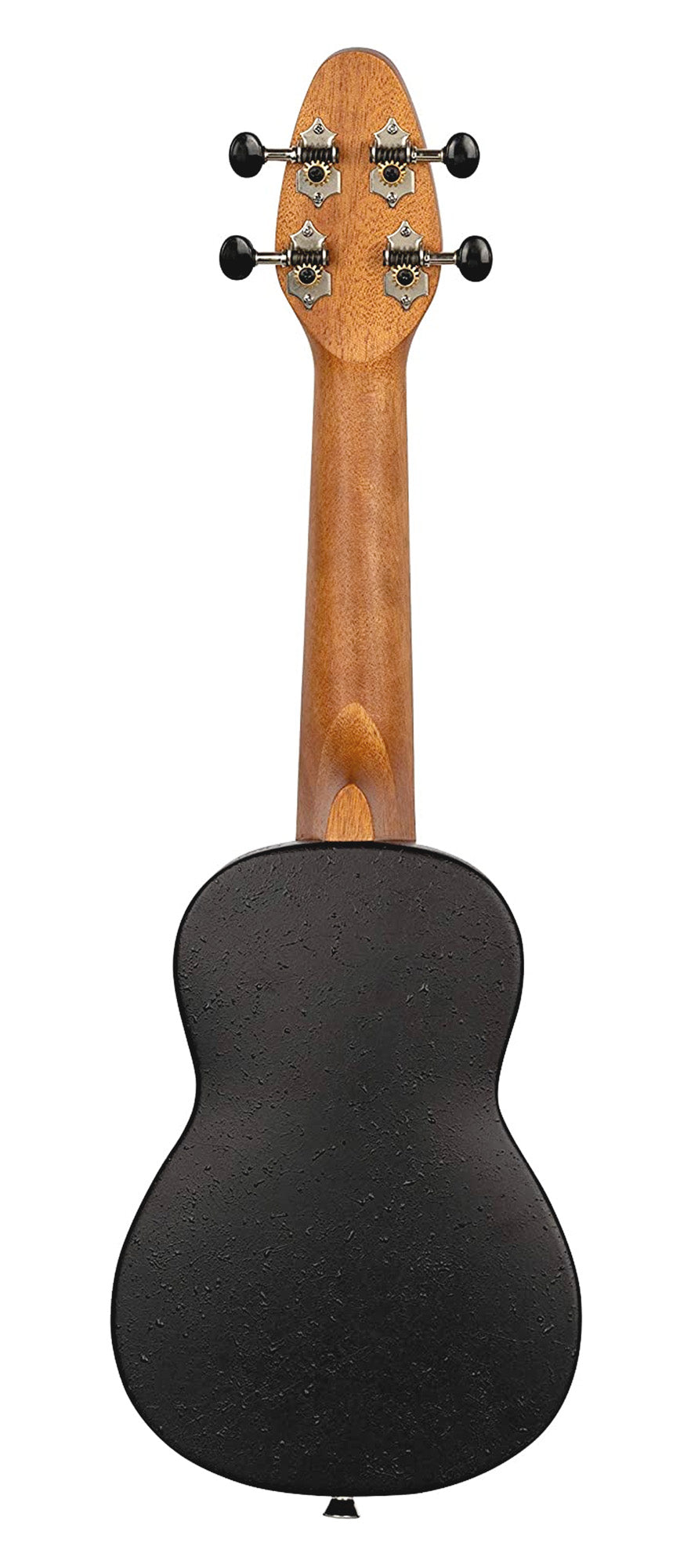 K2-MAH, pack ukulélé Soprano, table acajou, corps ABS galbé, manche okoumé, 12 frettes, accessoires