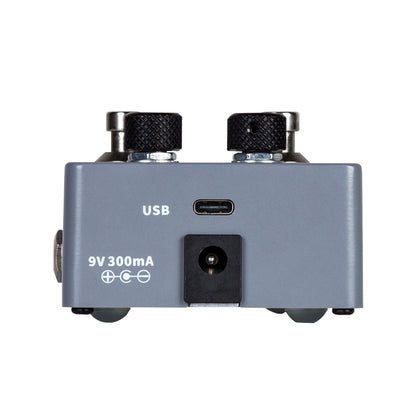 Pédale CAB X2, simulateur d'enceintes et de réponses impulsionnelles, 14 presets, 11 simulations d'enceinte préinstallées, gris