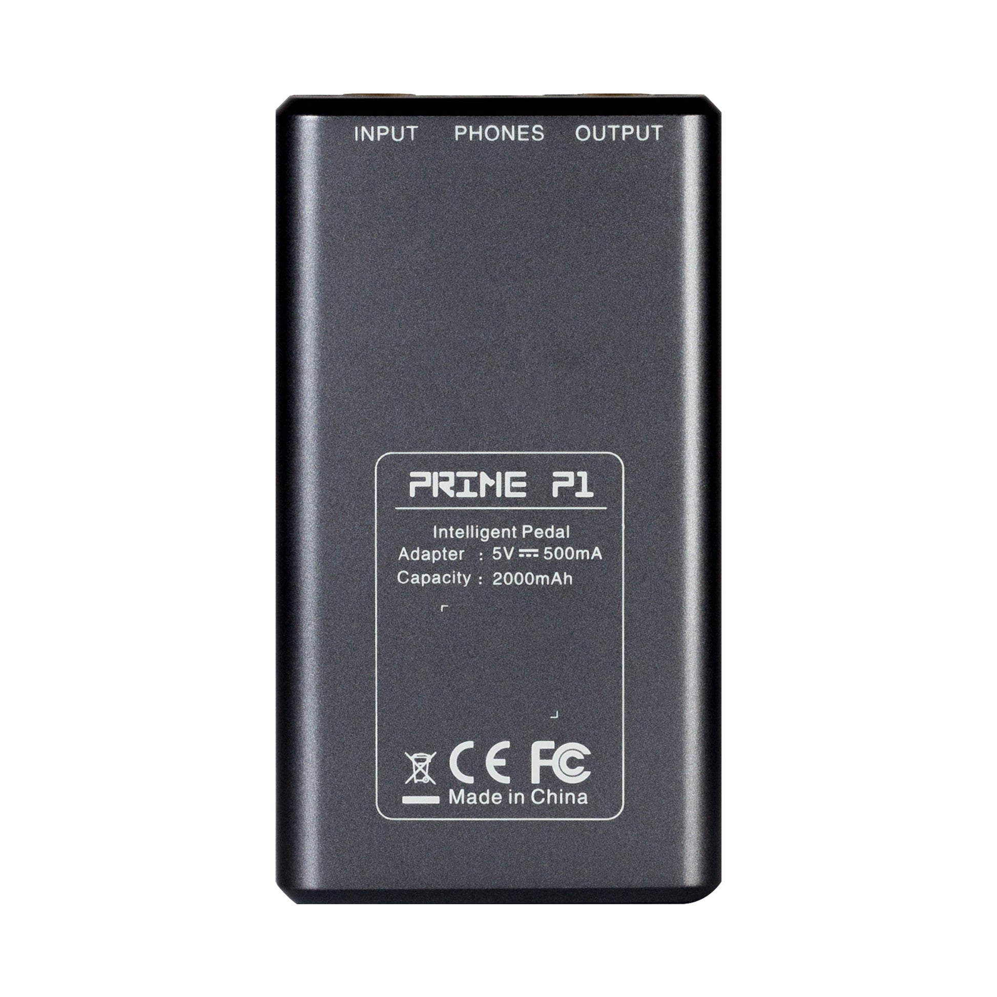 Interface PRIME P1, pour guitare et basse, technologie MNRS de modélisation d'amplis et d'effets, space gray