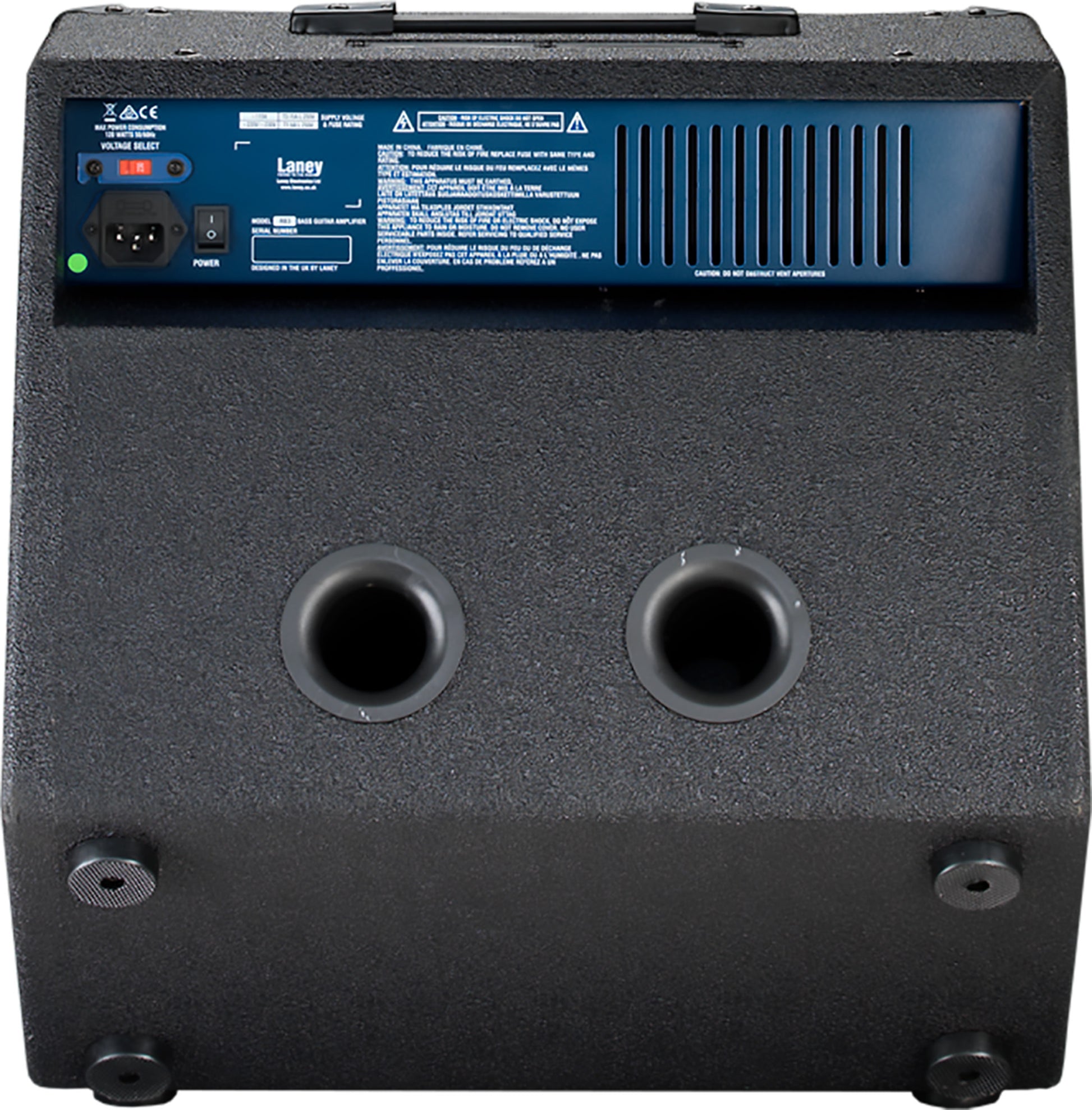 Combo 65W, HP 12" Custom Celestion, entrées active & passive, compresseur commutable, limiter