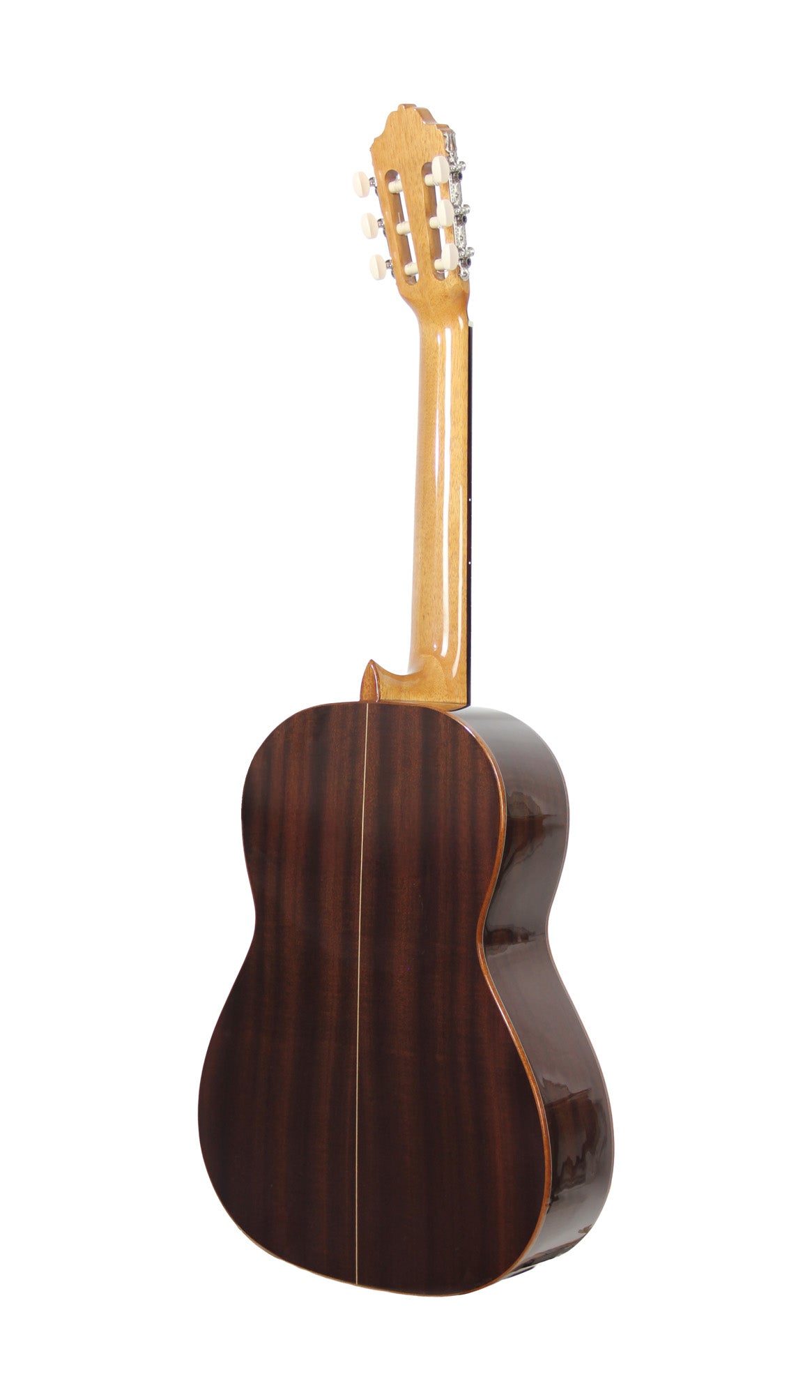 MOD.3, table cèdre massif, fond & éclisses acajou, touche palissandre