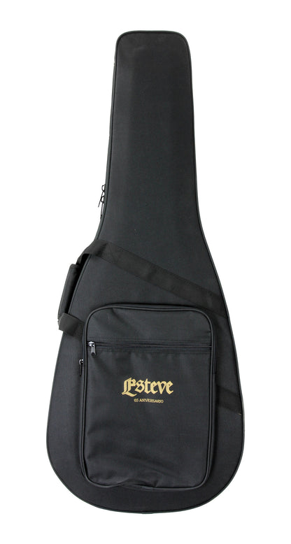 MOD.12, table cèdre massif, f/e palissandre massif, manche cèdre avec insert fibre de carbone, touche ébène, soft case