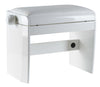Dexibell Banquette de piano Vivo Blanc poli