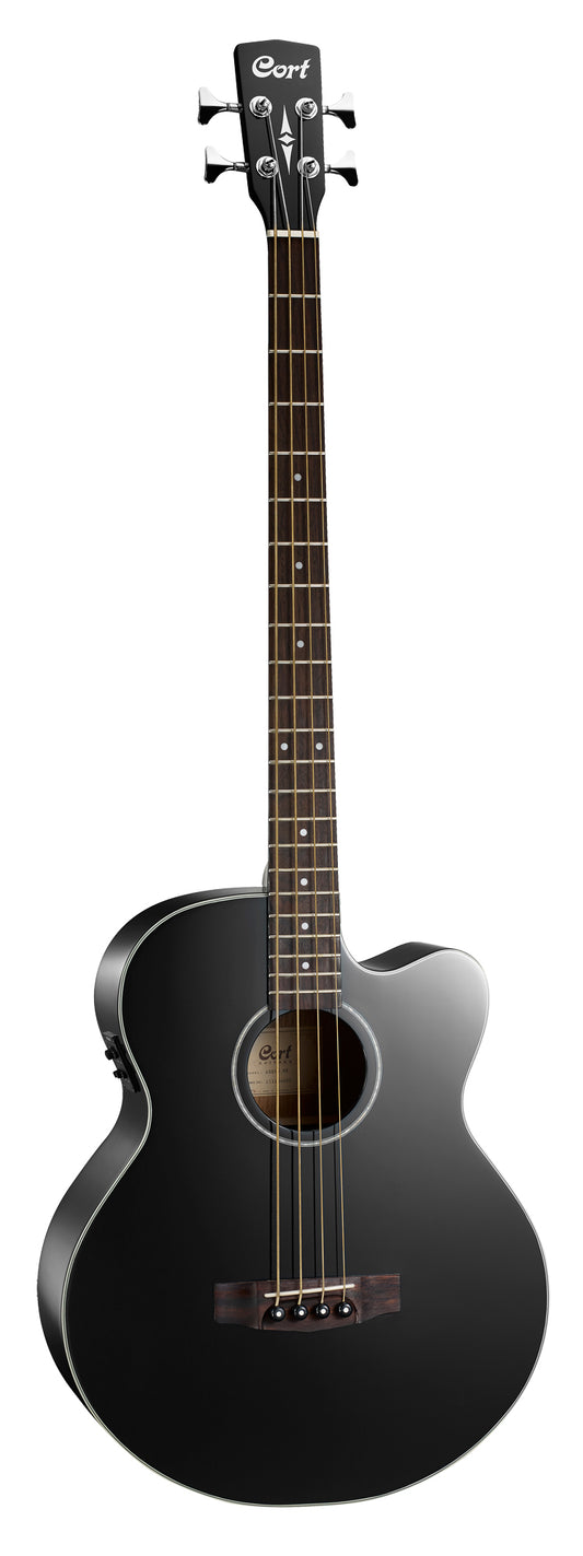 AB850F, table épicéa, fond & éclisses acajou, manche acajou, touche merbau, EQ Fishman Isys Plus, noir brillant