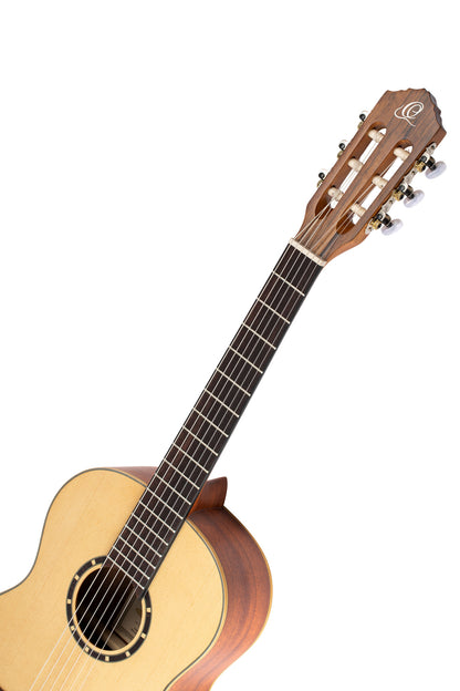 R121-3/4, table épicéa, fond & éclisses acajou, manche acajou (sillet 45 mm), housse, naturel satiné