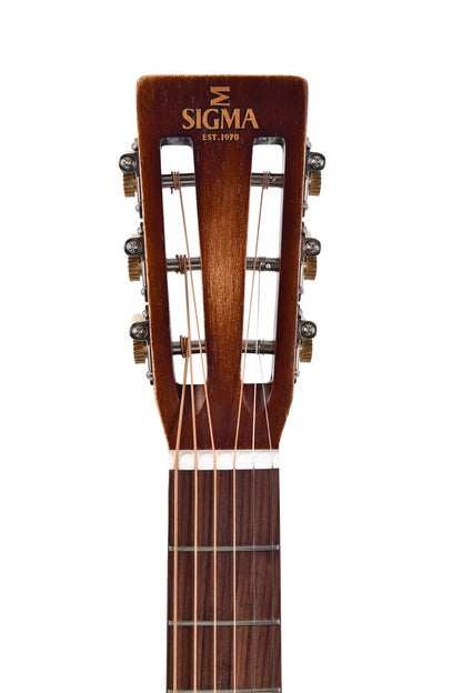 Modèle 00M-15SE-AGED, Forme 00, table acajou massif, f/e acajou, touche & chevalet pau ferro, EQ Fishman, naturel"vieilli"