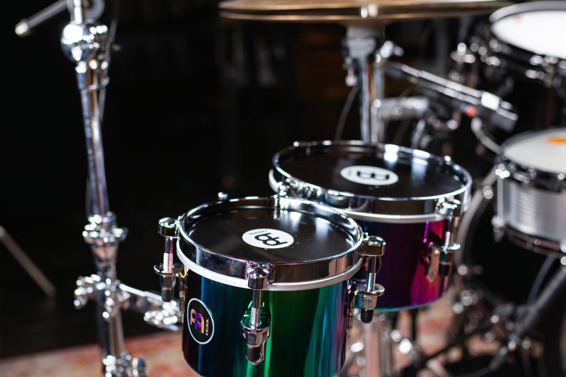 Jeu mini timbales Spectrum 6 & 8", fûts acier, Spectrum Series