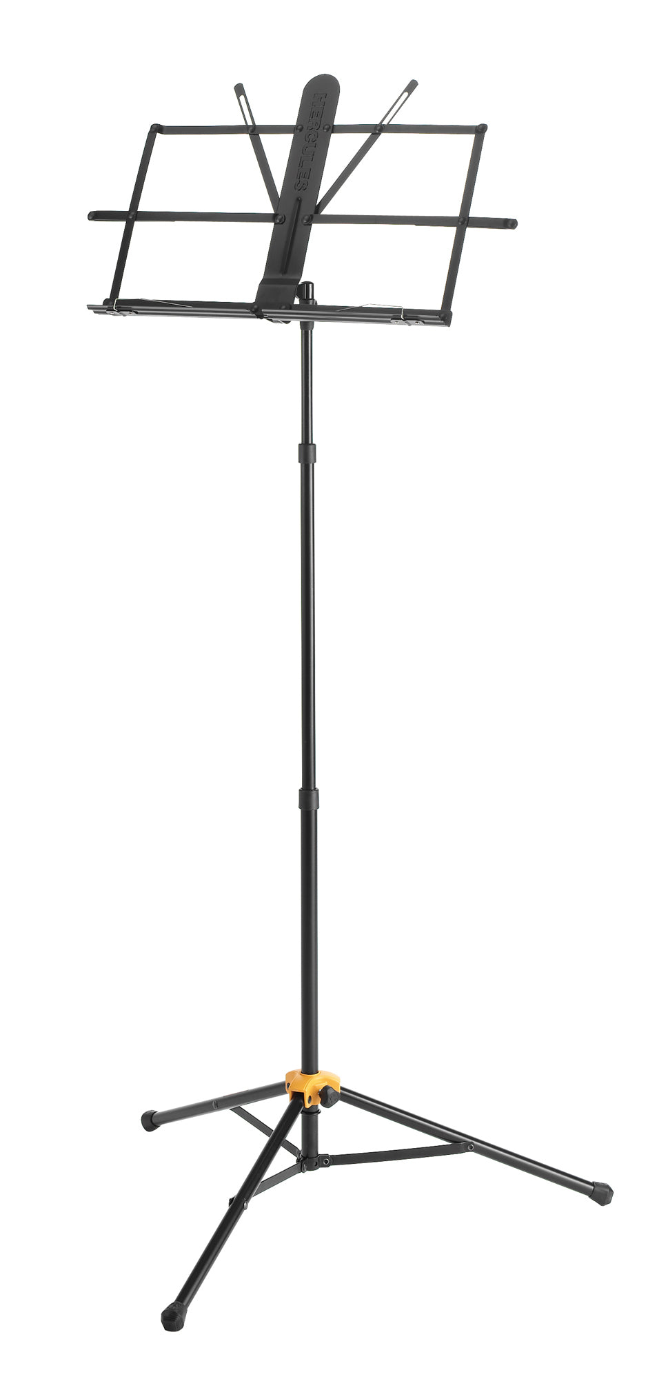 Pupitre pliant avec plateau pliable EZ (rebord renforcé), système coulissant EZ Grip, 3 parties, avec housse