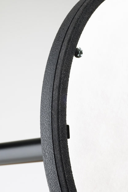 Support micro droit K&M 26050, socle en fonte.