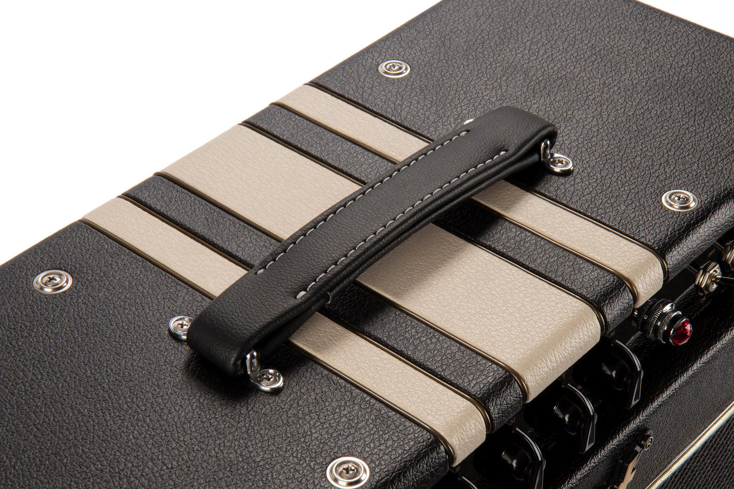 Ampli à lampes 15W, 1 x 12" Moollon G12-30M, préampli 3 x 12AX7, ampli 2 x EL84, boucle d'effet, poids: 17 kg, noir