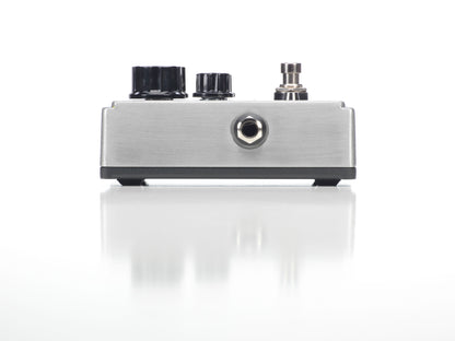 Pédale GUNSLINGER, distorsion Mosfet, fonctionnement sous 9 ou 18V, True Bypass, métal brossé