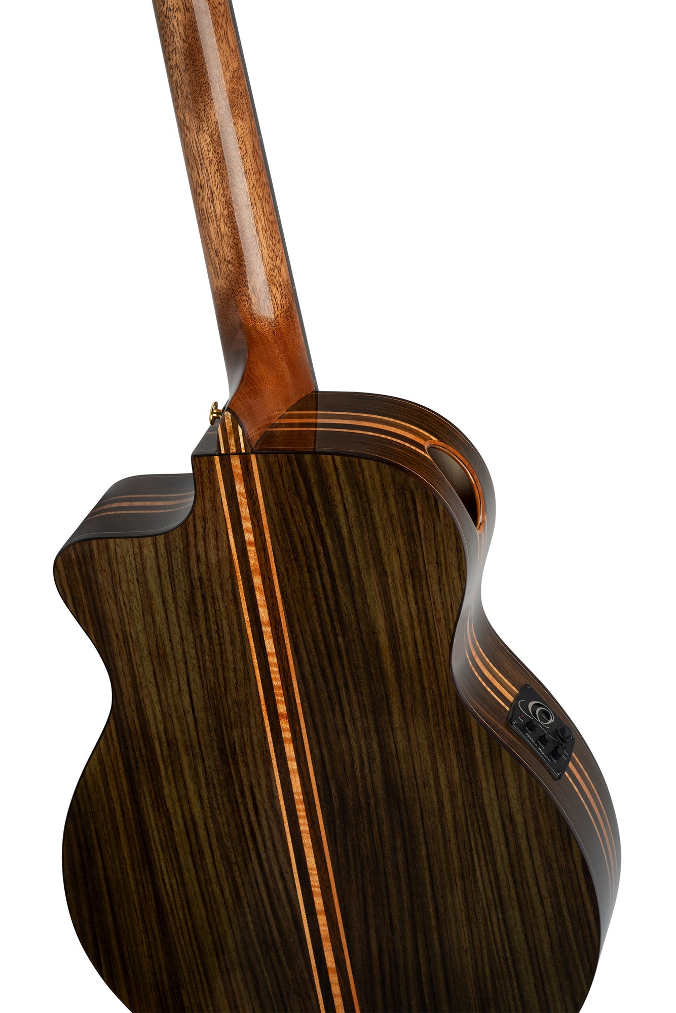GRANDSUITE C/E, modèle Slim Neck, pan coupé, EQ MagusPro, table épicéa massif, fond & éclisses palissandre, nat. brillant