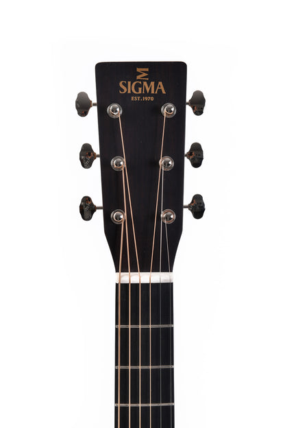 Modèle S000R-28V, série Custom, Forme 000, table épicéa massif, f/e palissandre massif, touche ébène, soft case, naturel