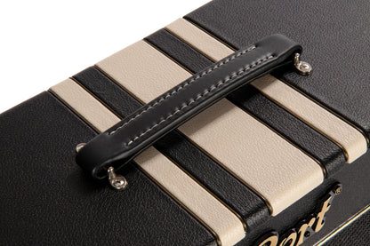 Enceinte guitare, 30W (8 ohms), 1 x 12" Moollon G12-30M, connecteur jack, poids: 14 kg, dimensions: 47 x 50 x 23 cm, noir