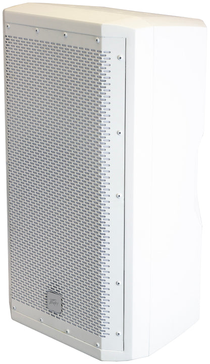 Enceinte passive 500 watts, 2 voies, woofer 12", driver titane, pavillon 110°x80°, protection contre les intempéries IP44, blan