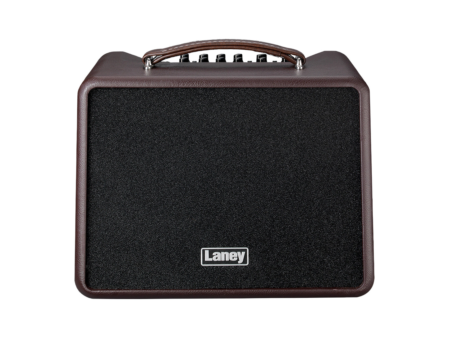 Ampli guitare acoustique 60W (Classe D) A-Solo, 1x HP 8" double cône, 2 canaux identiques, marron