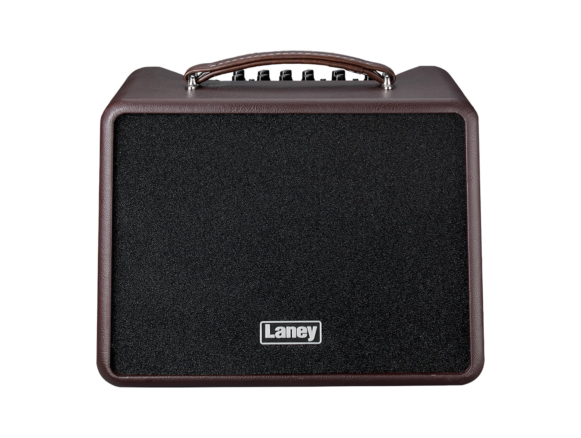 Ampli guitare acoustique 60W (Classe D) A-Solo, 1x HP 8" double cône, 2 canaux identiques, marron