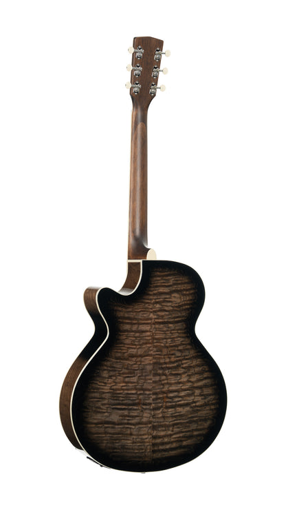 CORT EX-SFX-ASHBK GUITARE EXOTIC SFX ASH BURL NOIRE